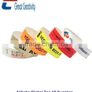Custom Color Ty Vek/Paper Wristbands For Events thumbnail-2