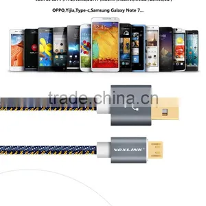 Voxlink Fast Charging 5V 2a Denim Gold Plated 1m USB Type c Charger Cable for Macbook thumbnail-5