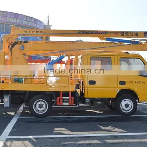 Dongfeng Double Cab 14m High-altitude Operation Truck thumbnail-3