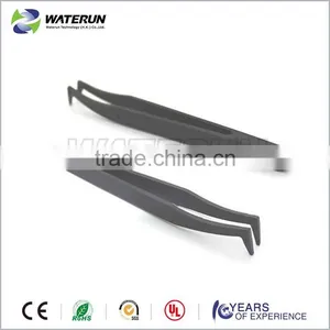 WATERUN Black Conductive Plastic Tweezers, 115mm Length Conductive Plastic Tweezers With Reasonable Price thumbnail-3
