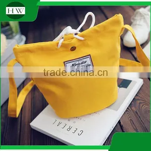 Promotional Eco Friendly Custom Fashion Vintage Women Canvas Messenger Bag thumbnail-2