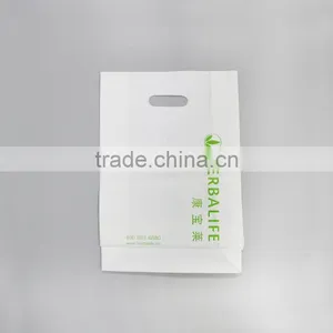 Special Design Hot Sell OEM Custom Printed Plastic Shopping Bag Carrier Bag Die Cut Plastic Bag thumbnail-2