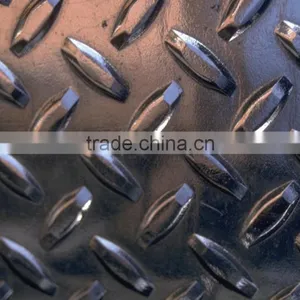 A36 Hot Rolled Mild Steel Checker Plate for Construction thumbnail-1
