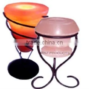 Handmade Himalayan Rock Salt Tea Light Candle Holder thumbnail-1
