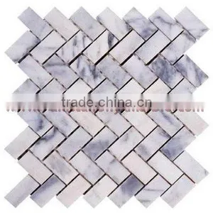 NEW ZIARAT WHITE (CARRARA WHITE) MARBLE MOSAIC TILES thumbnail-4