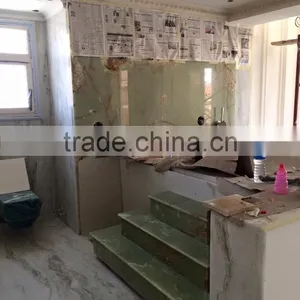 MODERN LIGHTWEIGHT ONYX BATHROOM COUNTERTOPS thumbnail-1