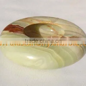 PAKISTAN FACTORY MADE ONYX CIGARETTE ASHTRAY HANDICRAFTS thumbnail-3