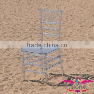Clear Resin Chiavari Chair, Ice Chiavari Chair, Transparent Polycarbonate Chair thumbnail-1