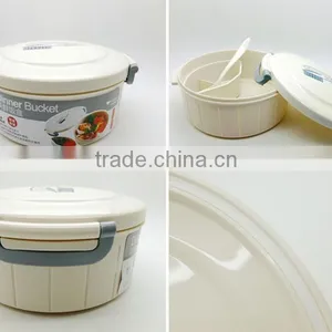 High Quality Food Grade BPA Free China Style Easy Open Plastic Bento Lunch Box/food Container/food Box/bento Box thumbnail-1