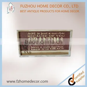 Popular Design Vintage Wooden Picture Frame With Metal Decor thumbnail-5