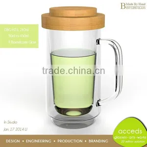 2015 New Product Superior Quality Borosilicate Cappuccino Cups thumbnail-4