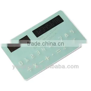 Supply Creative Fashion Card Calculator / Pocket Calculator --blue Stamp thumbnail-1