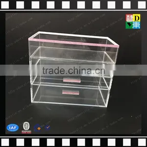 2016 Acrylic Cosmetic Box With Drawer,clear Acrylic Jewelry Cosmetic Storage Box thumbnail-4