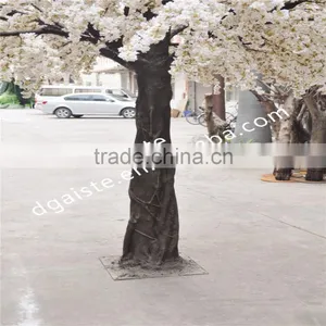 Atificial White Cherry Blossom Flower Tree for Wedding Decoration Fiberglass Trunk thumbnail-4