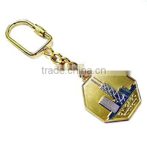 Hexagon Shape Metal Keychain thumbnail-1