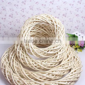 Customized Artificial Willow Wicker Flower Wreath Supplies Wholesale for Christmas Decoration thumbnail-6