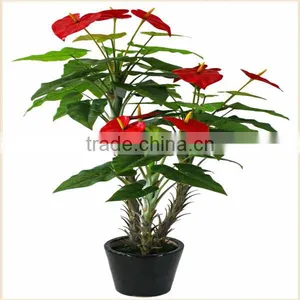Fake Flower Plant Wholesale Bonsai Plants Plastic Anthuriums Plants for Sale thumbnail-1