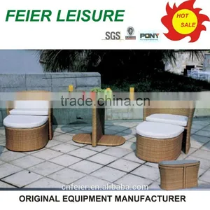 Good Quality Rattan Outdoor Furniture Dining Pool Table thumbnail-1