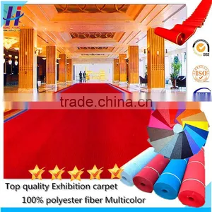 100% Polyester Exhibition Carpet for Outer/welding/commercial/ on Sale With Factory Price thumbnail-1