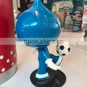 Football Man Cartoon Figure Mascot for Shopping Mall thumbnail-6