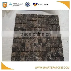 Dark Emperador Marble Mosaic Tiles thumbnail-1