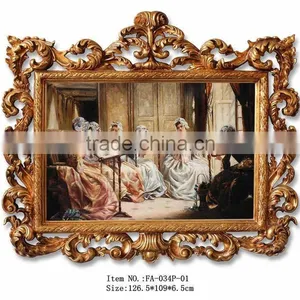 FA-034G-01 Ornate Hand-painted Oil Paintings for Decor thumbnail-1