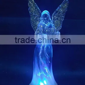 Led Plastic Acrylic New Christmas Angel Figurines Statue for Sale thumbnail-5