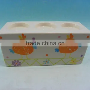2012 Hot Sale Rectangle Ceramic Candle Holder thumbnail-1