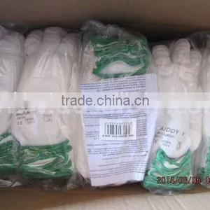 DDSAFETY 2017 Cotton Seamless Knitting PVC Dots Coated With CE Industrial Glove thumbnail-5