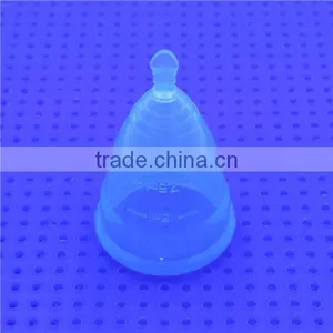 Cheap 100% Soft Medical Grade Silicone Menstrual Cups Reusable Lady Menstruation Cups thumbnail-2