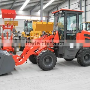 HUIZHONG 1.0t Agricultural and Building Mini Backhoe Wheel Loader ZL10A thumbnail-1