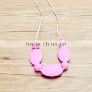 Safe Jewelry Teething Necklace for Mom and Baby Teether Baby Gift thumbnail-6