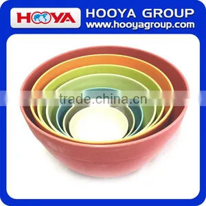 Bamboo Fiber Mixing Bowl Set Bamboo Fiber Tableware Set thumbnail-2