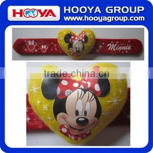Plush Slap Bracelets Heart Shape Bangles thumbnail-4