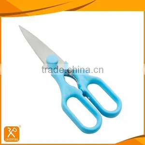 8" FDA Popular Multicolored PP Handle Kitchen Use Scissors thumbnail-2