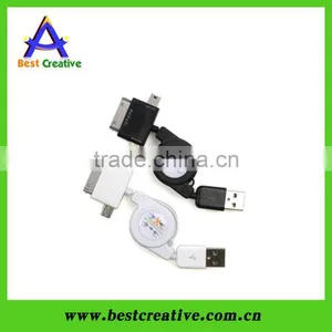 Retractable Portable Usb Cabel for Iphone Ipad thumbnail-1