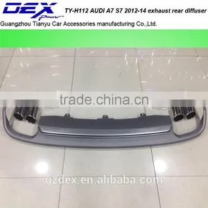 Auto PP A-UDI A7 S7 2012-14 Exhaust Rear Diffuser thumbnail-1