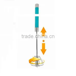 Popular Food Grade Eggbeater Stainless Steel Egg Whisk With Colorful Handle thumbnail-5