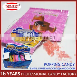 Strawberry Flavored Bulk Popping Candy 100 Units Packs thumbnail-1