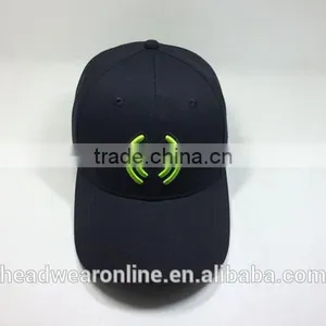 100% Cotton Black Baseball Cap for Custom Your Embroidery Logo thumbnail-4