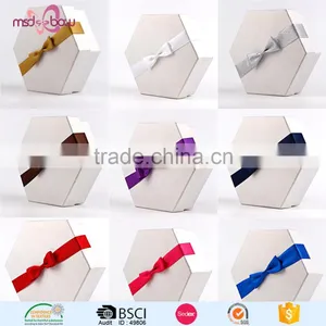 Custom Pre-tied Satin Ribbon Bow With Double-sided Adhesive for Gift Box thumbnail-4