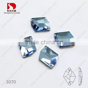 Colors k5 Crystal Sew on Facets Square Stones,special Rhinestones Made in China thumbnail-1