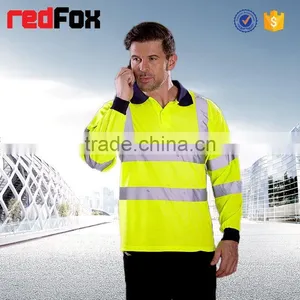Ansi Reflective Safety T-shirt Reflex Mine Safety Red T-shirts Polo Cheap Safety T-shirt thumbnail-5