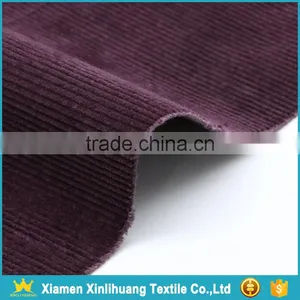 High Stretch Woven Plain 16 Wale Elastic Corduroy Fabric for Clothing thumbnail-4