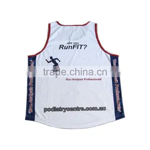 Kroad China Wholesale Marathon Sublimated Running Singlet Custom Design for Men thumbnail-4