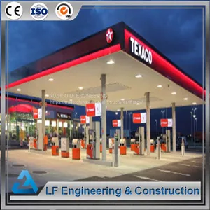 Chinese Supplier Prefabricated Steel Construction Petrol Station thumbnail-5