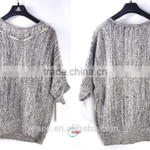 Custom Manufacturer for Production Bat Sleeve Lady Sweater thumbnail-1