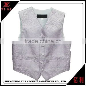 Assured Quality Cheap Portable Men Jacquard Vest Polyester thumbnail-5