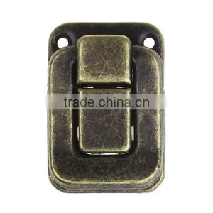 Antique Bronze Toggle Catch Latch Lock For Suitcase Trunk Jewelry Case Box thumbnail-1