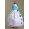 Ball Gown Scoop Neck Sleeveless Flowers Floor-length Davids Bridal Dresses thumbnail-1